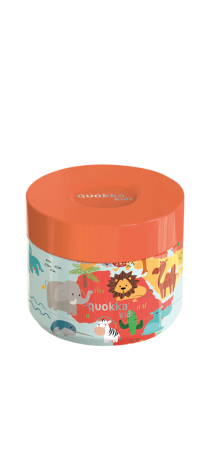 QUOKKA KIDS RECIPIENTE COMIDA TERMICO ACERO INOXIDABLE WHIM MAP OF LIFE 360 ML