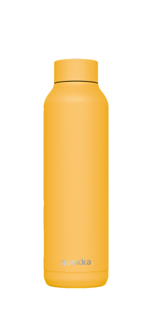 QUOKKA BOTELLA TERMO ACERO INOXIDABLE SOLID SAFFRON YELLOW 630 ML