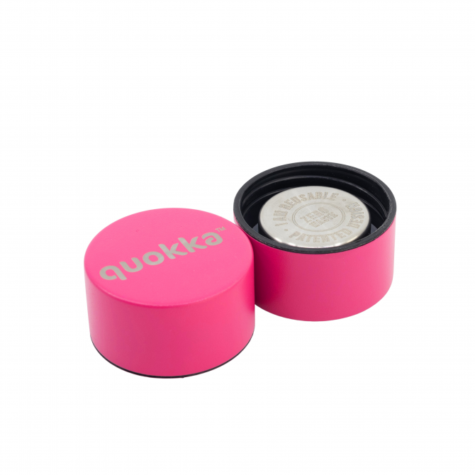 QUOKKA BOTELLA TERMO ACERO INOXIDABLE SOLID RASPBERRY PINK PRIDE 510 ML CUSTOM