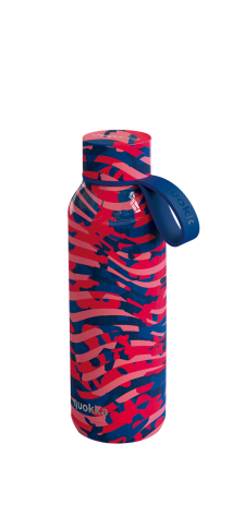 QUOKKA BOTELLA TERMO ACERO INOXIDABLE SOLID CON COLGADOR CLASH 510 ML