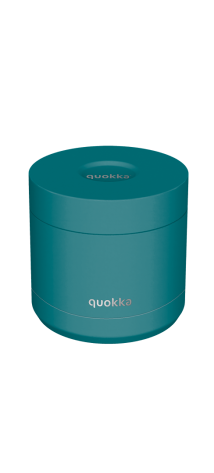 QUOKKA RECIPIENTE COMIDA TERMICO ACERO INOXIDABLE WHIM MIDNIGHT GREEN 600 ML