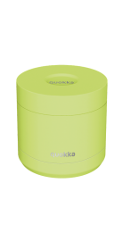 QUOKKA RECIPIENTE COMIDA TERMICO ACERO INOXIDABLE WHIM APPLE GREEN 600 ML