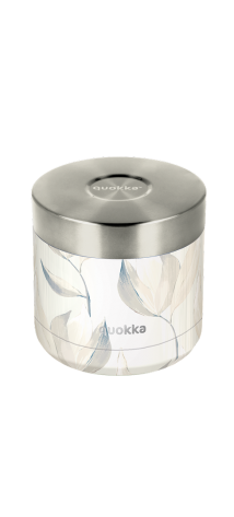 QUOKKA RECIPIENTE COMIDA TERMICO ACERO INOXIDABLE WHIM COTTON 600 ML