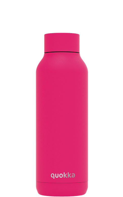 QUOKKA BOTELLA TERMO ACERO INOXIDABLE SOLID RASPBERRY PINK 510 ML