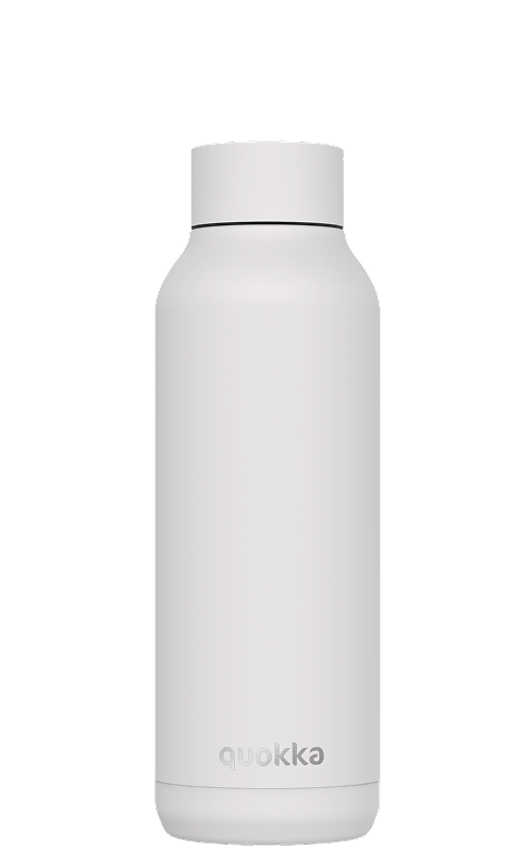 QUOKKA BOTELLA TERMO ACERO INOXIDABLE SOLID WHITE 510 ML