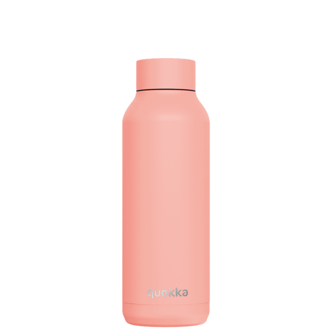 QUOKKA BOTELLA TERMO ACERO INOXIDABLE SOLID PASTEL PEACH 510 ML