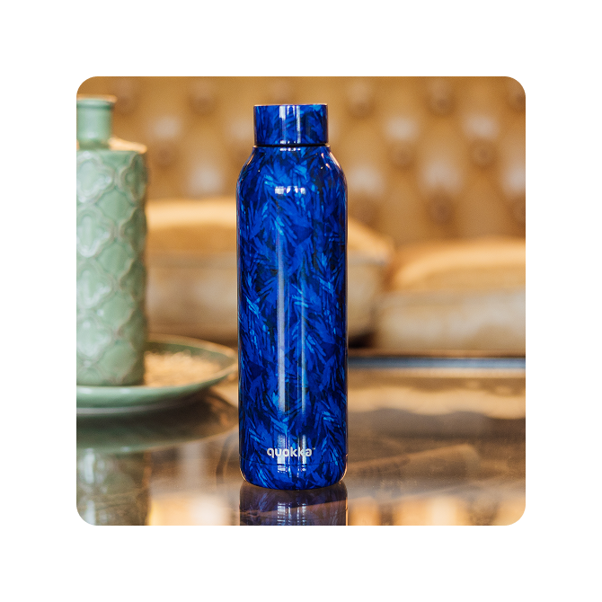 QUOKKA BOTELLA TERMO ACERO INOXIDABLE SOLID NIGHT FOREST 630 ML