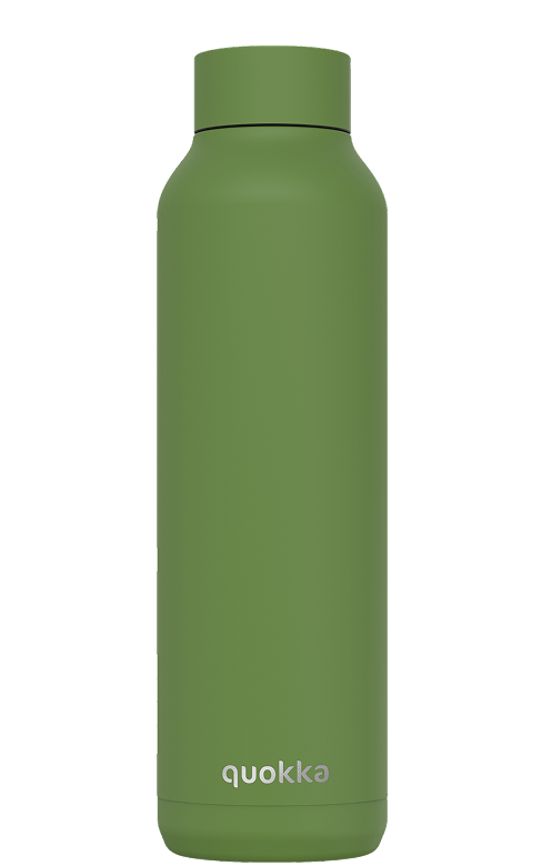 QUOKKA BOTELLA TERMO ACERO INOXIDABLE SOLID OLIVE GREEN 630 ML