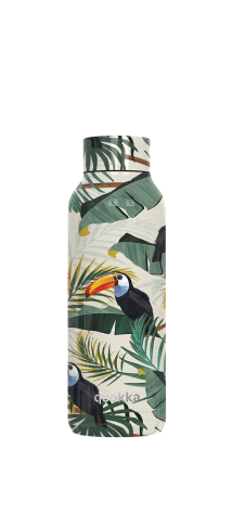 QUOKKA BOTELLA TERMO ACERO INOXIDABLE SOLID TROPICAL 510 ML