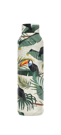 QUOKKA BOTELLA TERMO ACERO INOXIDABLE SOLID TROPICAL 630 ML
