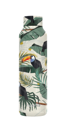 QUOKKA BOTELLA TERMO ACERO INOXIDABLE SOLID TROPICAL 630 ML