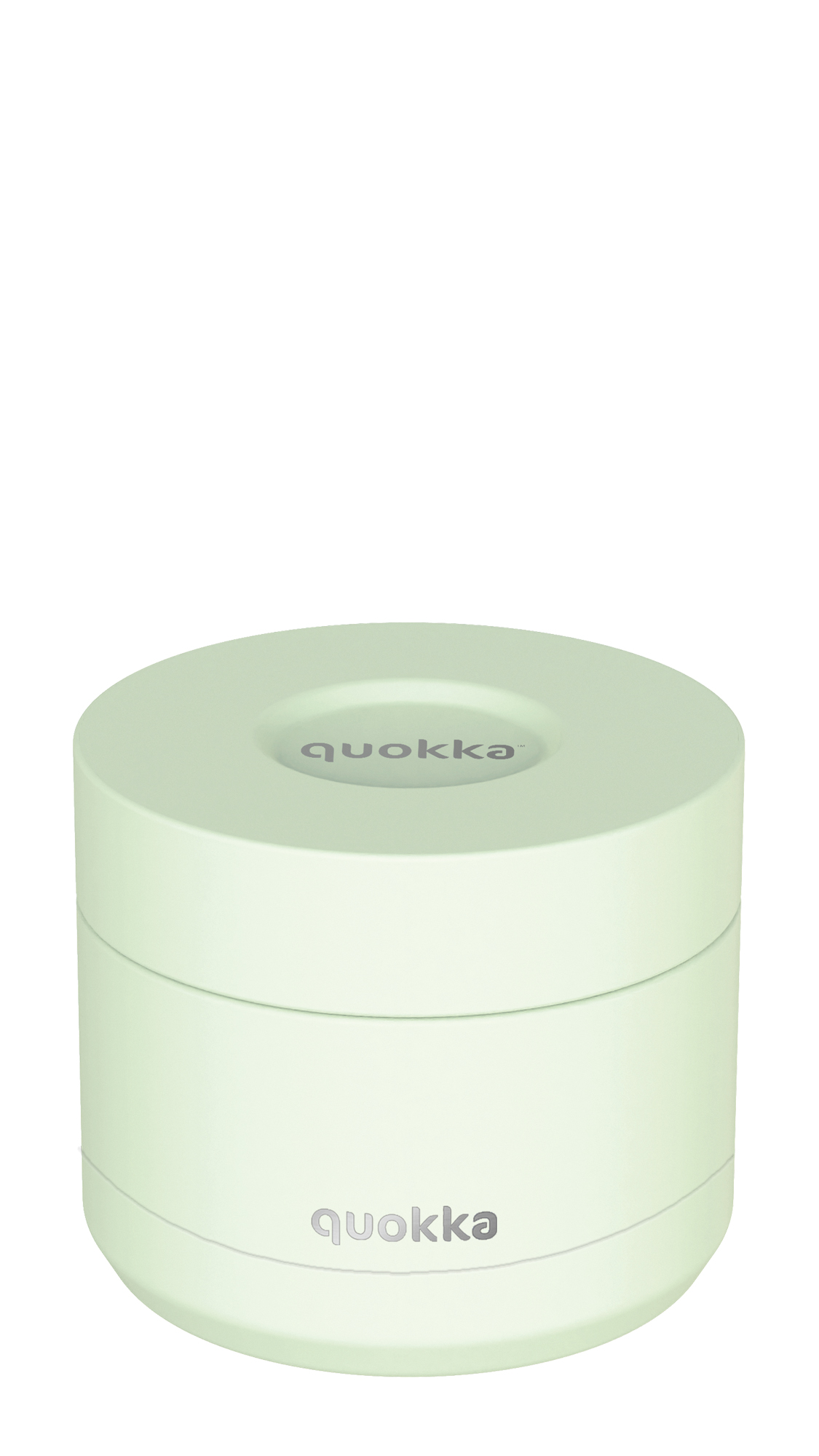 QUOKKA RECIPIENTE COMIDA TERMICO ACERO INOXIDABLE WHIM PASTEL GREEN 360 ML