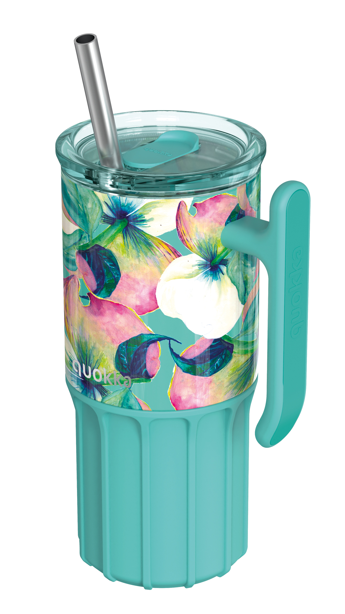 QUOKKA TAZA TERMO ACERO INOXIDABLE CON BASE DE SILICONA UMI WATERFALL GARDEN 720 ML