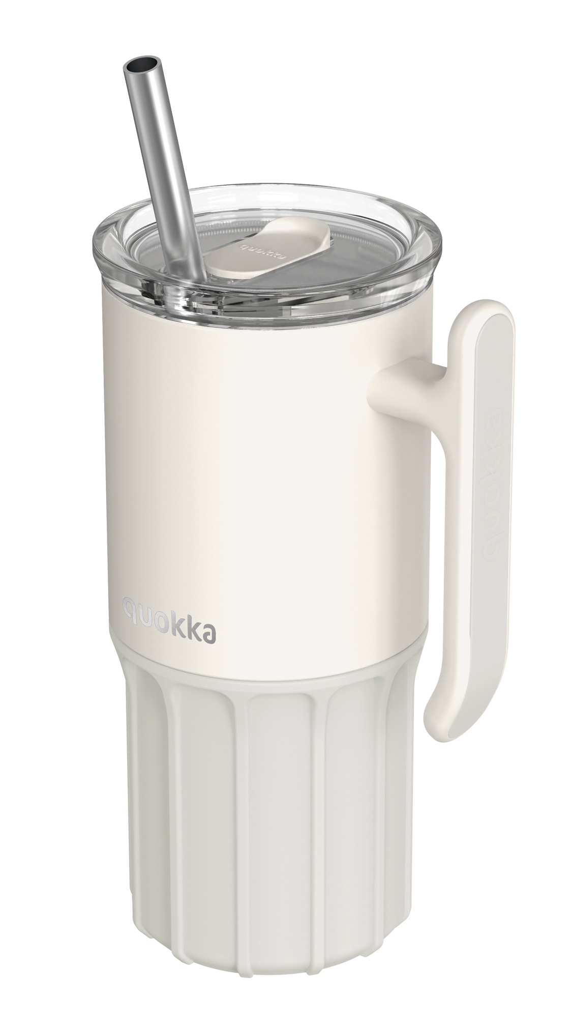 QUOKKA TAZA TERMO ACERO INOXIDABLE CON BASE DE SILICONA UMI IVORY 720 ML