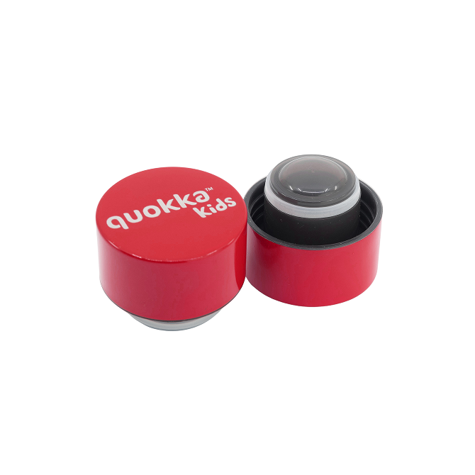 QUOKKA KIDS BOTELLA TERMO ACERO INOXIDABLE SOLID CON COLGADOR GROVE BIRDS 330 ML