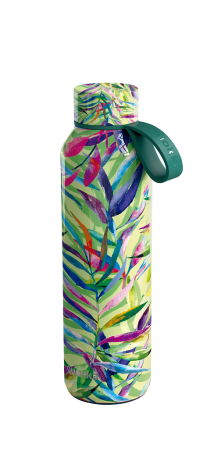 QUOKKA BOTELLA TERMO ACERO INOXIDABLE SOLID CON COLGADOR COLOR NATURE 630 ML