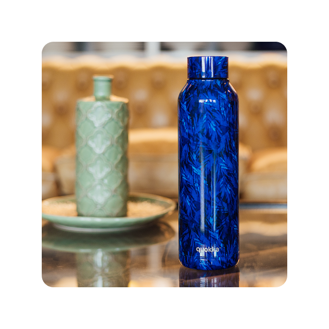 QUOKKA BOTELLA TERMO ACERO INOXIDABLE SOLID NIGHT FOREST 850 ML