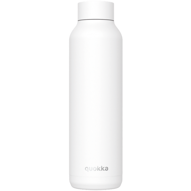 QUOKKA BOTELLA TERMO ACERO INOXIDABLE SOLID WHITE 850 ML