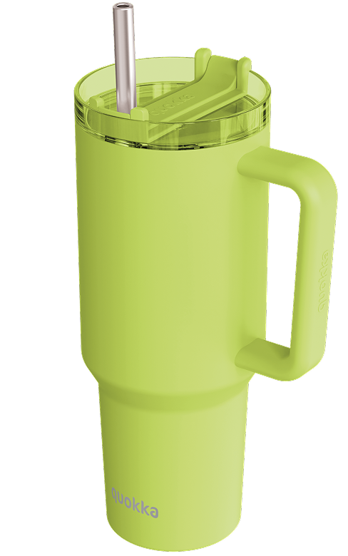 QUOKKA TAZA TERMO ACERO INOXIDABLE STREAM APPLE GREEN 1200 ML