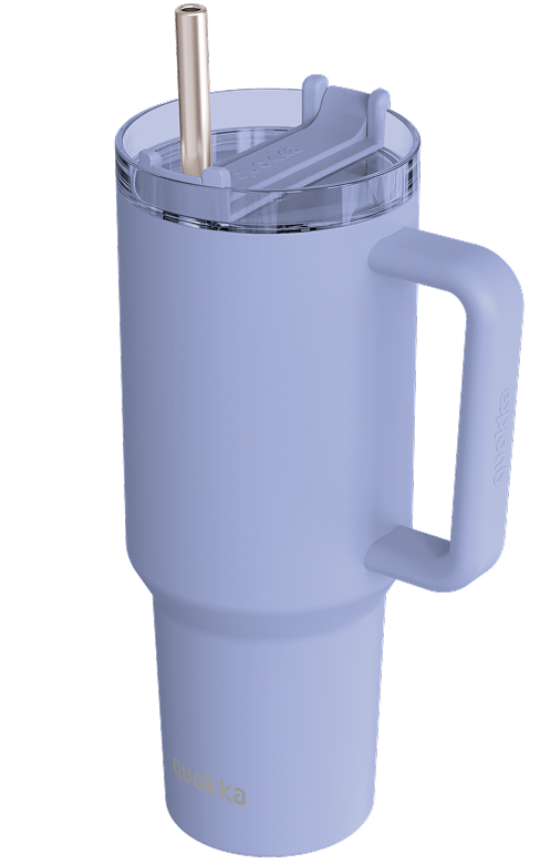 QUOKKA TAZA TERMO ACERO INOXIDABLE STREAM LAVENDER 1200 ML