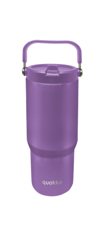 QUOKKA VASO COOL TERMO ACERO INOXIDABLE CON ASA CORE AMETHYST PURPLE 860 ML
