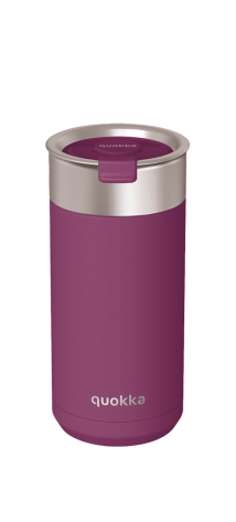 QUOKKA VASO CAFE TERMICO ACERO INOXIDABLE BOOST BURGUNDY 400 ML