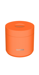 QUOKKA RECIPIENTE COMIDA TERMICO ACERO INOXIDABLE WHIM PAPAYA ORANGE 600 ML