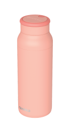 QUOKKA BOTELLA TERMO ACERO INOXIDABLE CON ASA DE SILICONA ECHO PINK 690 ML