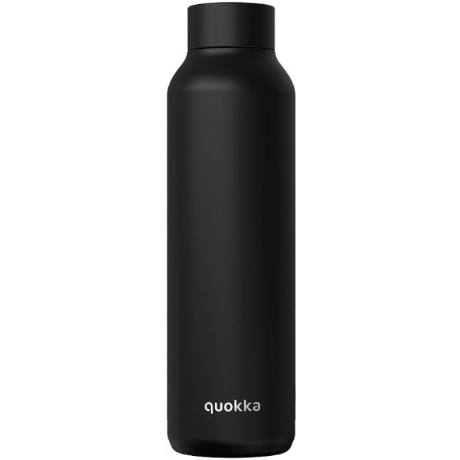 QUOKKA BOTELLA TERMO ACERO INOXIDABLE SOLID JET BLACK 850 ML