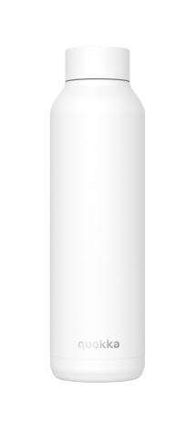 QUOKKA BOTELLA TERMO ACERO INOXIDABLE SOLID WHITE 850 ML