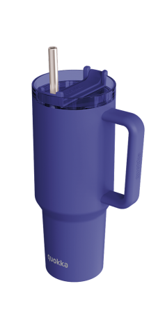 QUOKKA TAZA TERMO ACERO INOXIDABLE STREAM DUSK BLUE 1200 ML