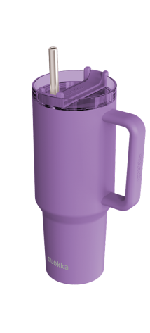 QUOKKA TAZA TERMO ACERO INOXIDABLE STREAM AMETHYST PURPLE 1200 ML