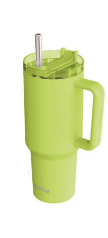 QUOKKA TAZA TERMO ACERO INOXIDABLE STREAM APPLE GREEN 1200 ML