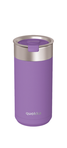 QUOKKA VASO CAFE TERMICO ACERO INOXIDABLE BOOST AMETHYST PURPLE 400 ML