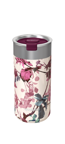 QUOKKA VASO CAFE TERMICO ACERO INOXIDABLE BOOST TREE BRANCHES 400 ML