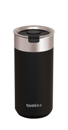 QUOKKA VASO CAFE TERMICO ACERO INOXIDABLE BOOST CARBON BLACK 400 ML