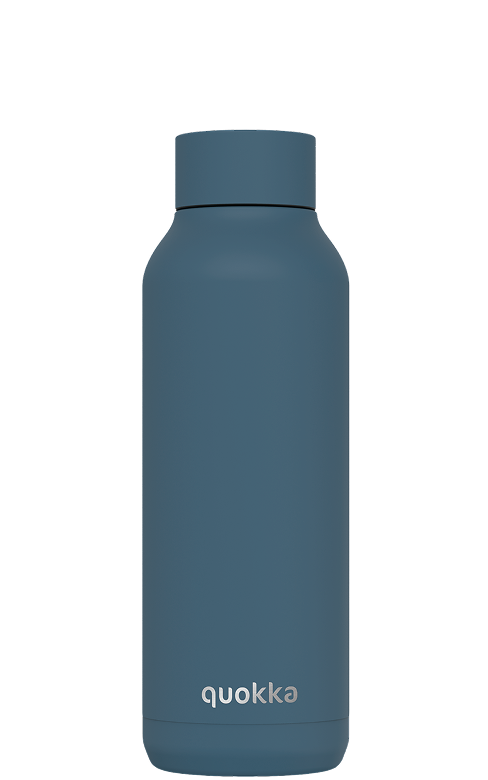 QUOKKA BOTELLA TERMO ACERO INOXIDABLE SOLID STONE BLUE 510 ML