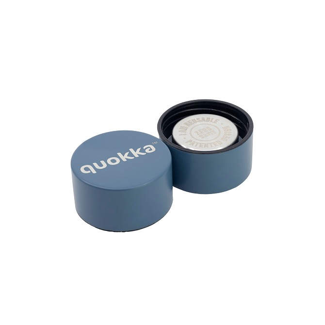 QUOKKA BOTELLA TERMO ACERO INOXIDABLE SOLID STONE BLUE 510 ML