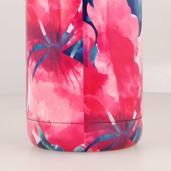 QUOKKA BOTELLA TERMO ACERO INOXIDABLE SOLID PINK BLOOM 630 ML