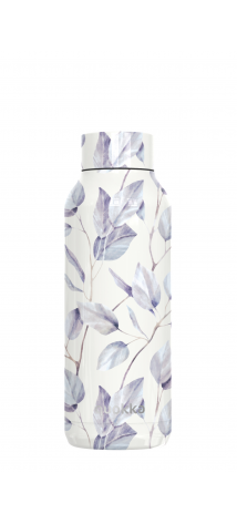 QUOKKA BOTELLA TERMO ACERO INOXIDABLE SOLID GRAY BOUQUET 510 ML