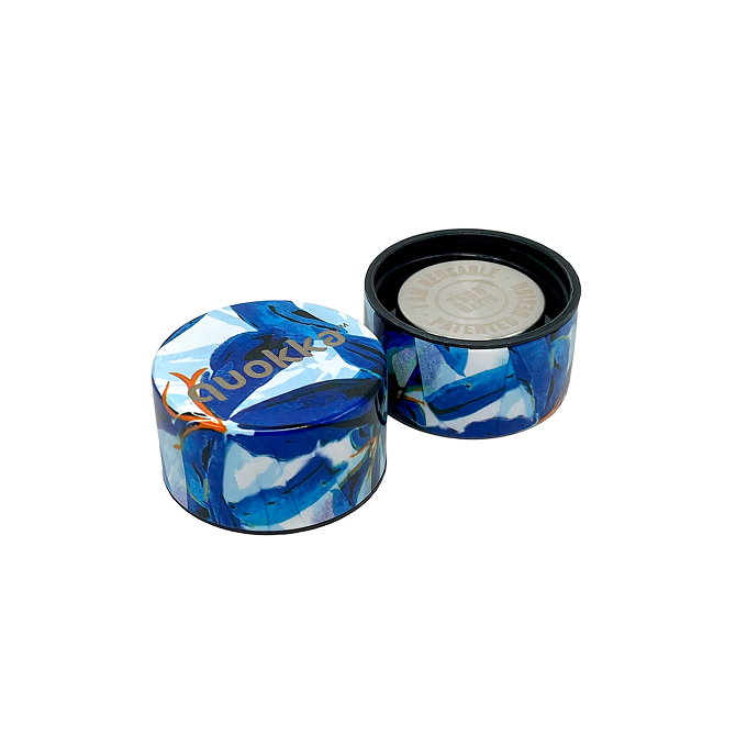 QUOKKA BOTELLA TERMO ACERO INOXIDABLE SOLID BLUE HIBISCUS 630 ML