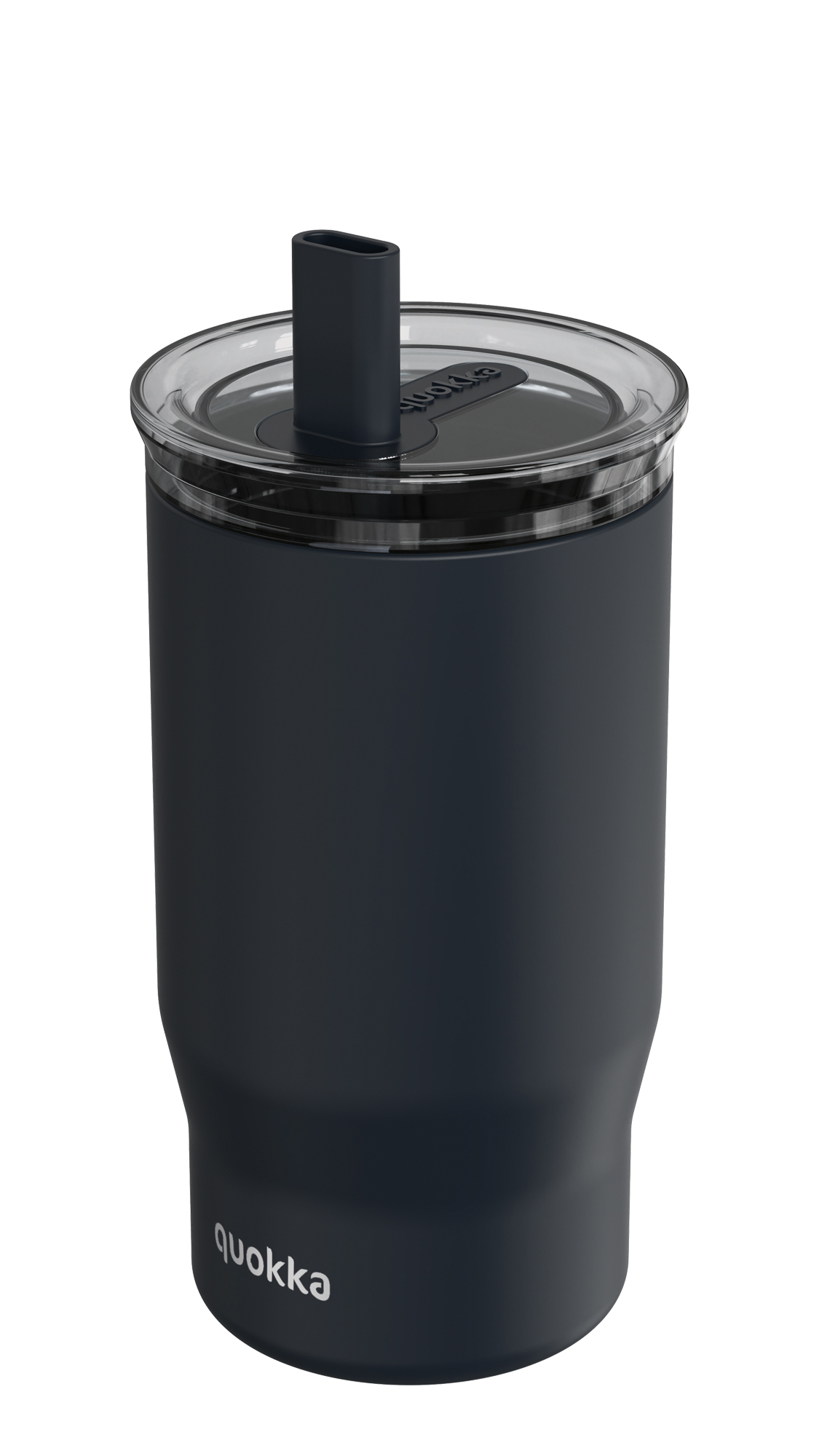 QUOKKA VASO TERMO ACERO INOXIDABLE CON PAJITA MIST BLACK 720 ML