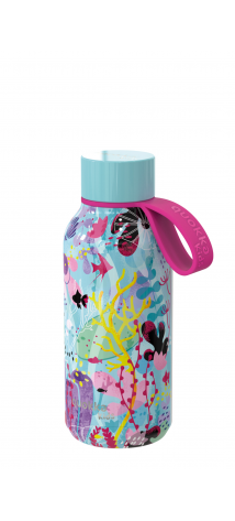QUOKKA KIDS BOTELLA TERMO ACERO INOXIDABLE SOLID CON COLGADOR UNDERWATER 330 ML