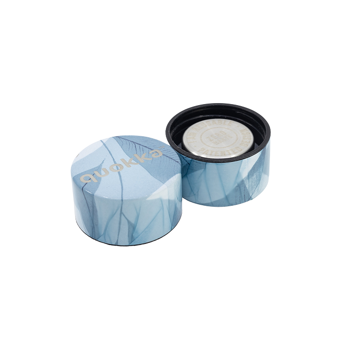 QUOKKA BOTELLA TERMO ACERO INOXIDABLE SOLID CON COLGADOR BLUE WIND 630 ML