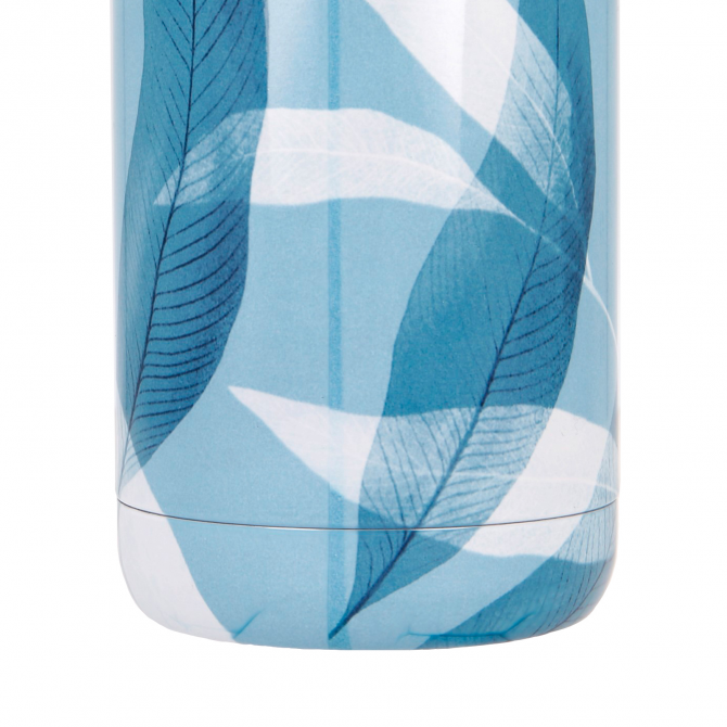 QUOKKA BOTELLA TERMO ACERO INOXIDABLE SOLID CON COLGADOR BLUE WIND 510 ML