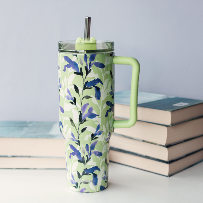 QUOKKA TAZA TERMO ACERO INOXIDABLE STREAM MATCHA XL 1200 ML