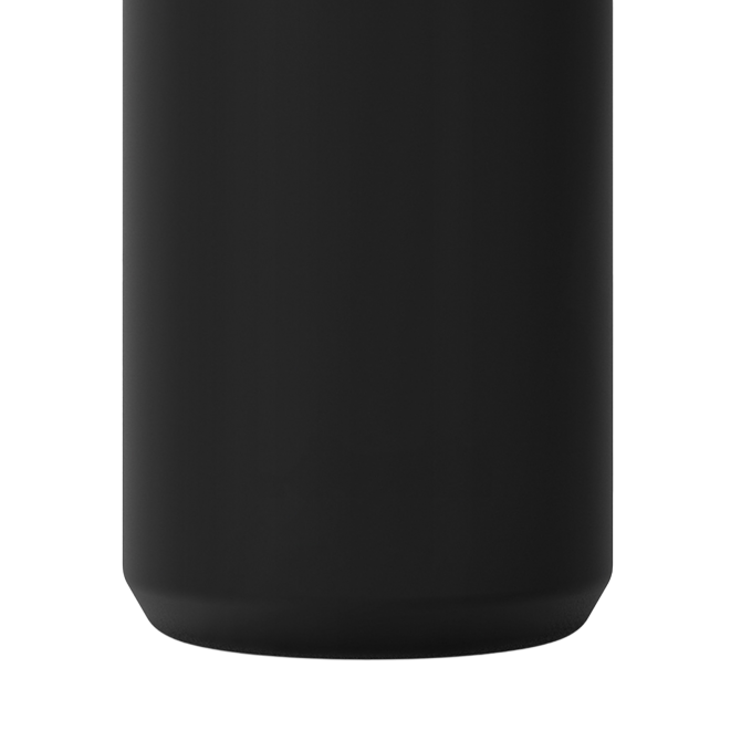 QUOKKA BOTELLA TERMO ACERO INOXIDABLE SOLID JET BLACK 850 ML