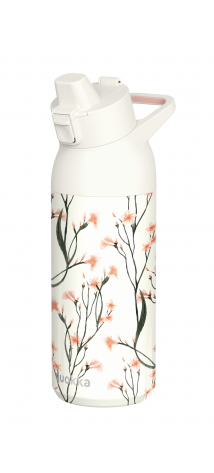 QUOKKA BOTELLA TERMO ACERO INOXIDABLE CON SIPPER TIDE WILD FLOWERS 700 ML