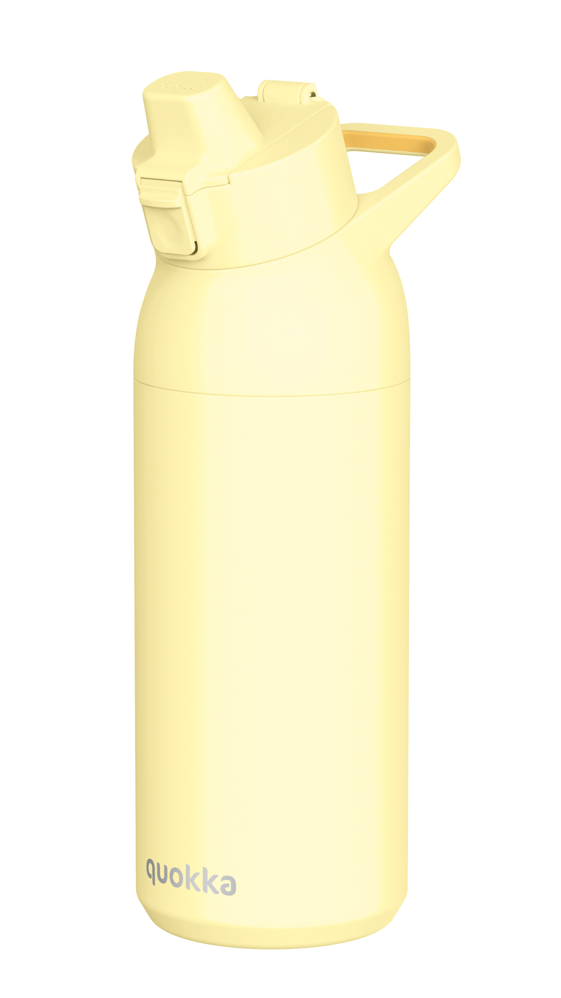 QUOKKA BOTELLA TERMO ACERO INOXIDABLE CON SIPPER TIDE PASTEL YELLOW 700 ML