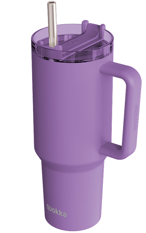QUOKKA TAZA TERMO ACERO INOXIDABLE STREAM AMETHYST PURPLE 1200 ML